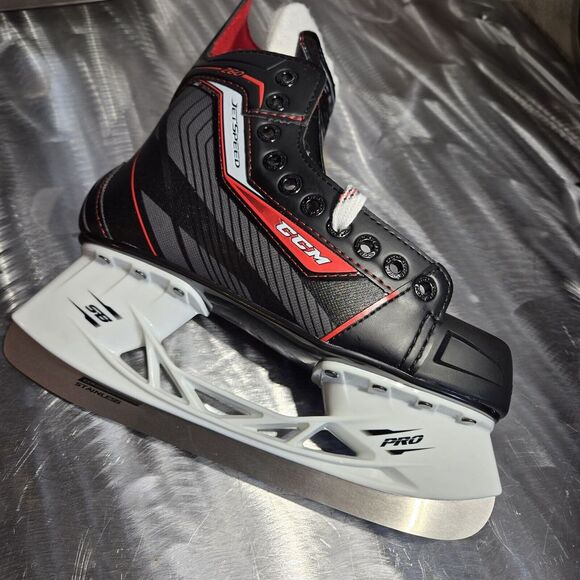 CCM Jet Speed SB Pro Ice Hockey Skates Intermediate Size 5 CM 24.2 NEW - Picture 2 of 12